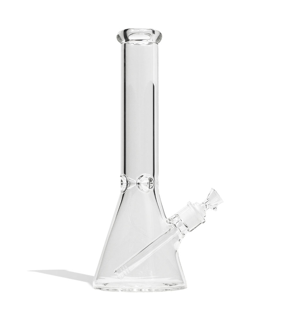 14 Inch Big 7MM Thick Glass Beaker Bong Long Neck Glass Water Pipe Hookah  *USA*