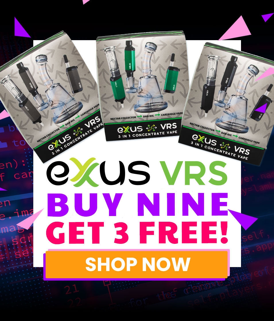 Cyber Monday Sale - Buy 9 Exxus VRS', Get 3 Free at Got Vape Wholesale