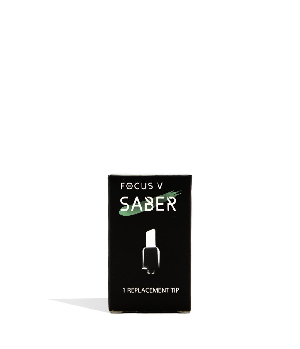 Focus V Saber Hot Knife Replacement Tip Packaging Front View on White Background