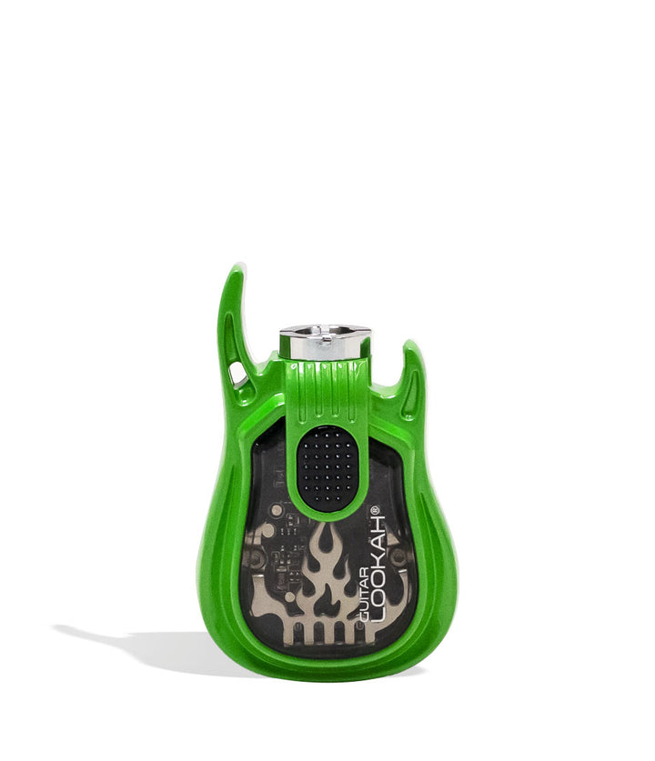 Green Lookah Guitar 510 Voltage Battery Front View on White Background