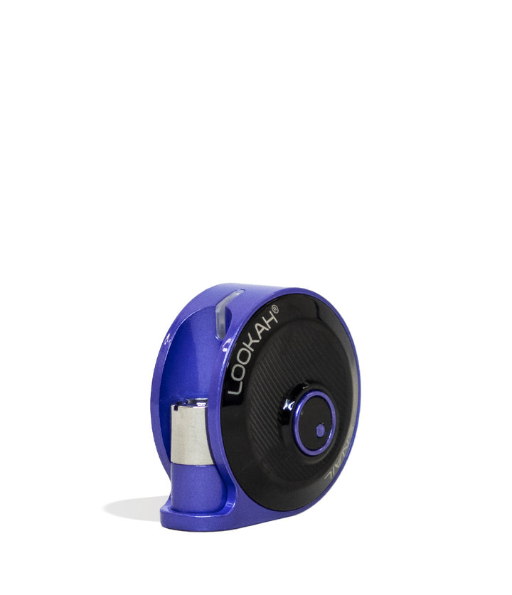 Purple Lookah Snail Cartridge Vaporizer Front View on White Background