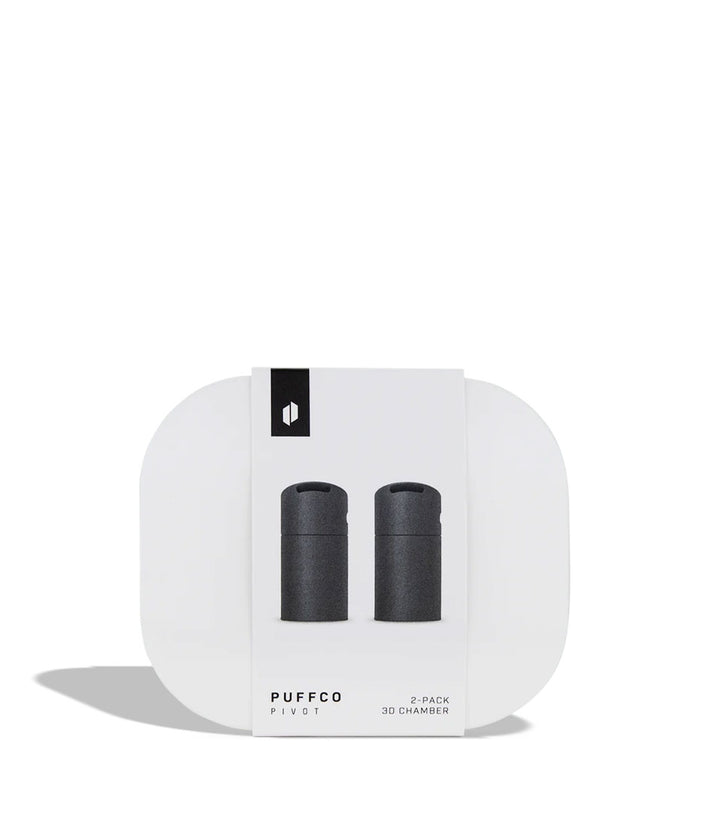 Puffco Pivot 3D Chamber 2pk packaging on white background