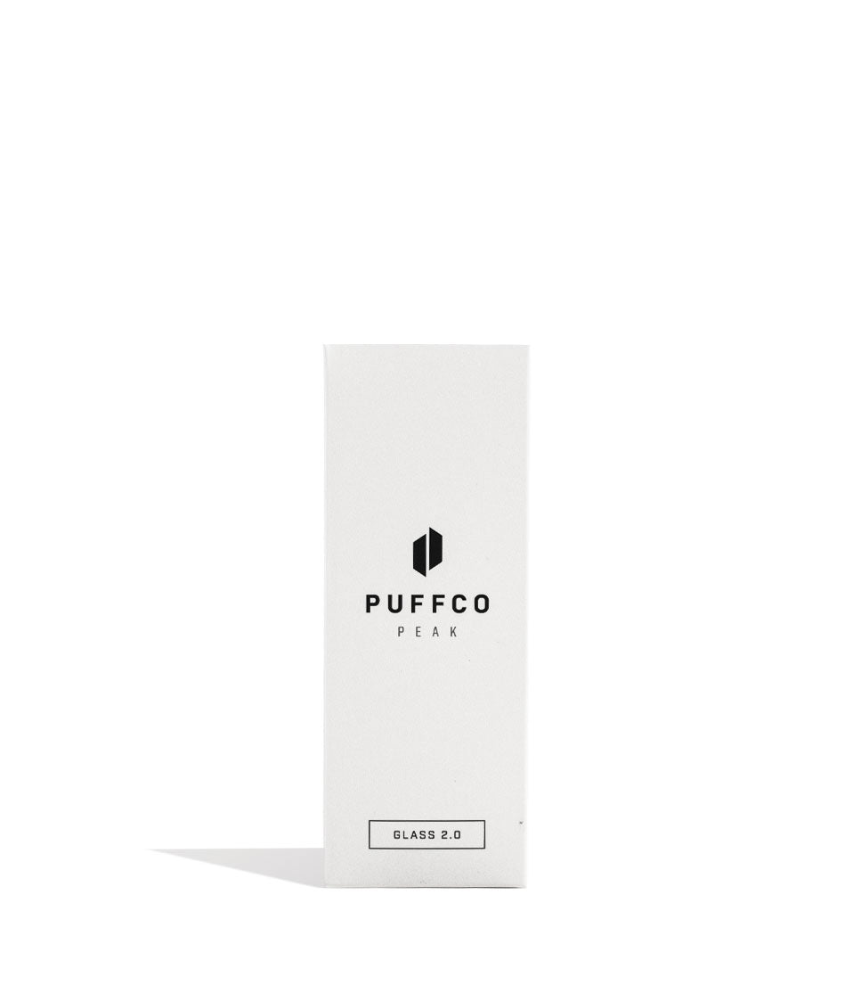 Puffco New Peak Glass Packaging Front View on White Background