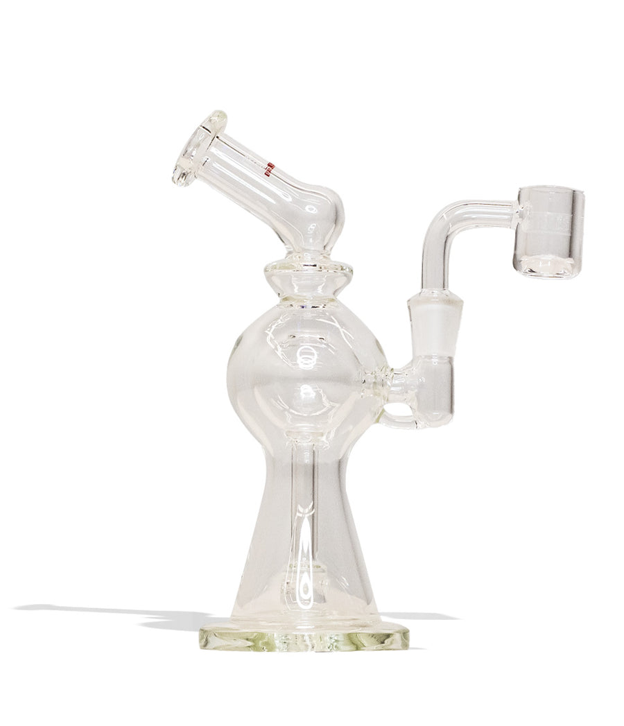 Stokes Glass Infinity Glass Dab Rig Front View on White Background