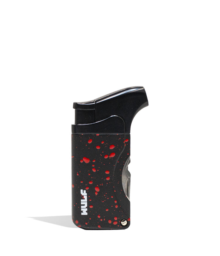Black Red Spatter Wulf Mods Omni Dab Tool Torch 18pk Front View on White Background