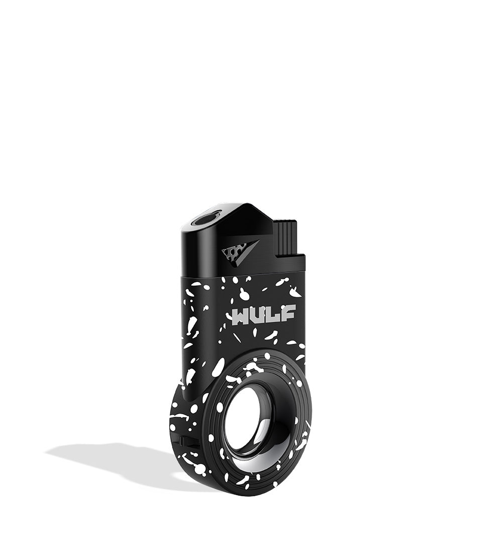 Black White Spatter Wulf Mods Vert Inverted Torch 9pk on white background