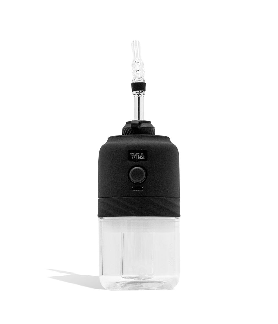 Black Yocan Black GO Portable Concentrate Vaporizer Chamber Front View on White Background