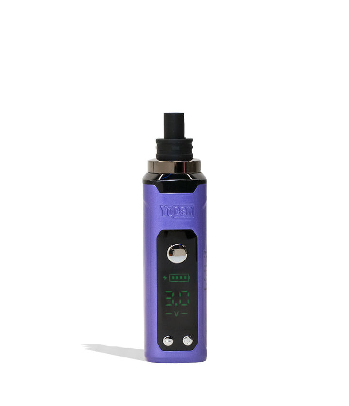 Purple Yocan Nestor 510 Dab Pen Vaporizer Front View on White Background