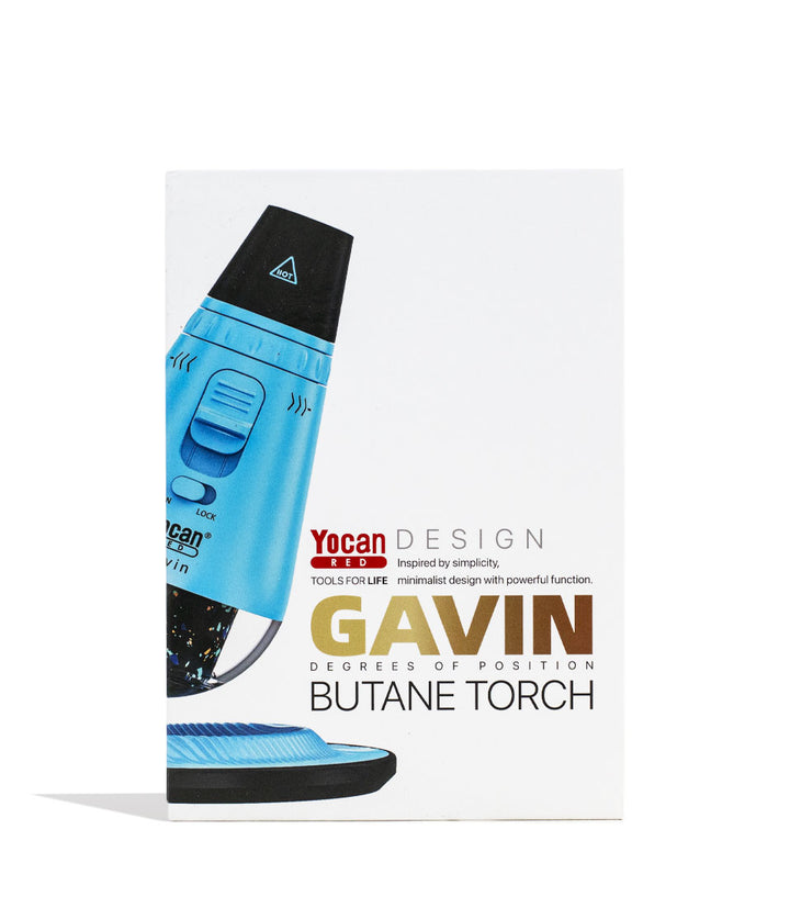 Blue Yocan Red Series Gavin Torch Packaging Front View on White Background